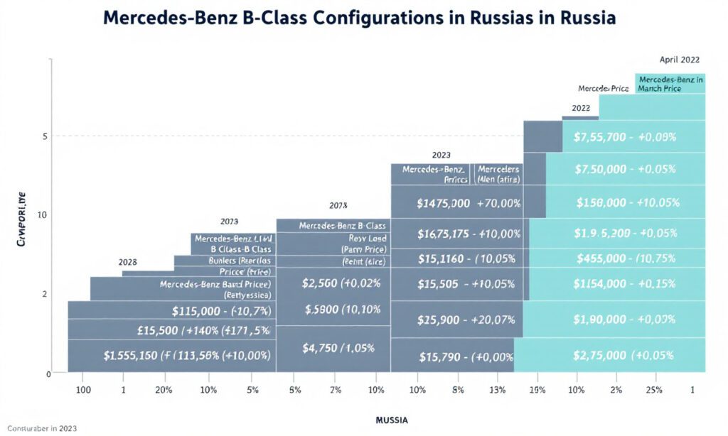 Цены на Mercedes-Benz B-Class в России